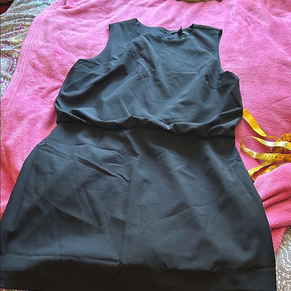 Classic Sleeveless Black Dress